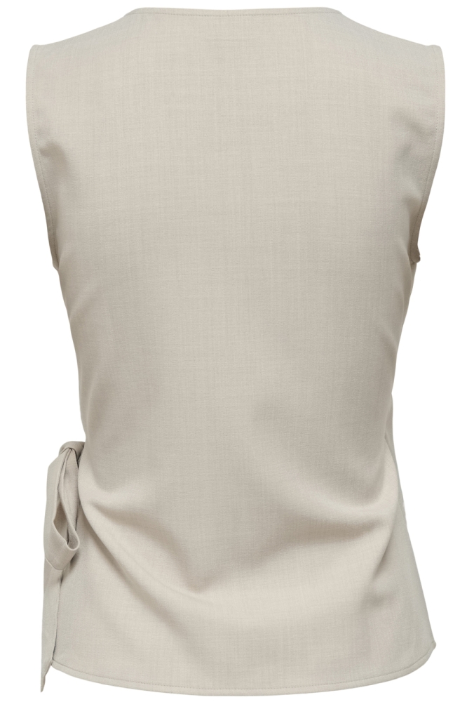 JDYNINA S/L WRAP TOP WVN 15351559 CHATEAU GRAY